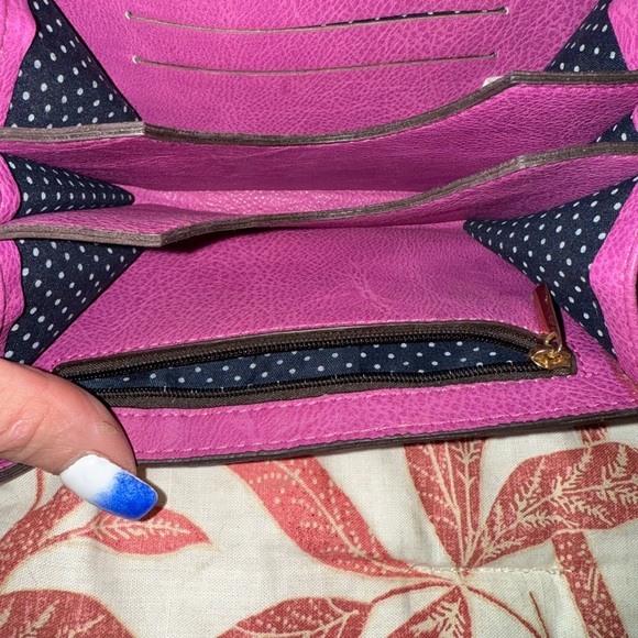 Elegant Pink/Purple Crossbody Bag - Picture 3 of 5